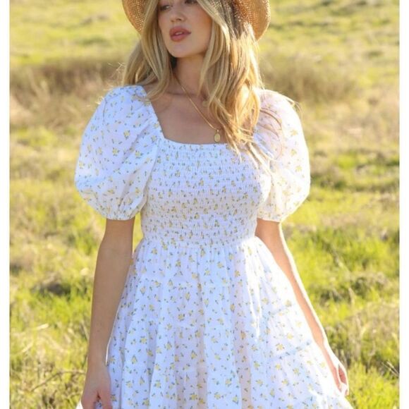 RAHI Rahi The Molly Smock Mini Dress Size S NWT - Picture 1 of 11